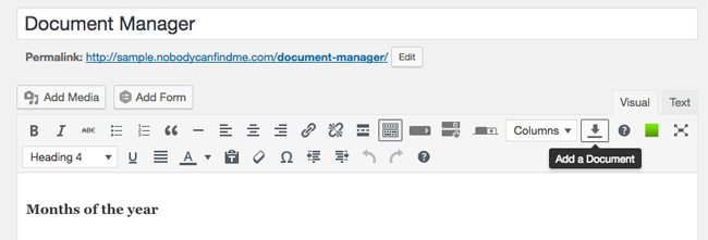 add a document