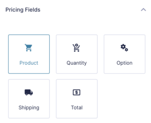 price fields
