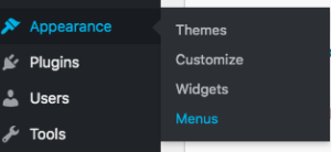 edit menu