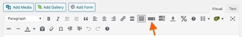 showing button icon in toolbar
